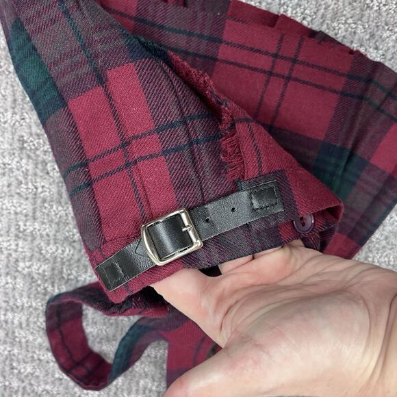 O’Neil Of Dublin Skirt Childrens Kilt Wool Blend Tartan Plaid Red Ages 1 to 2 - Picture 4 of 14